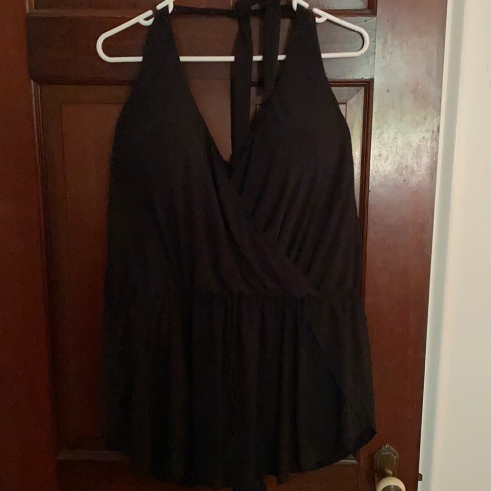 Eloquii halter romper swimwear